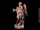 Gian Lorenzo Bernini Famous Paintings - The Angel of the Superscription